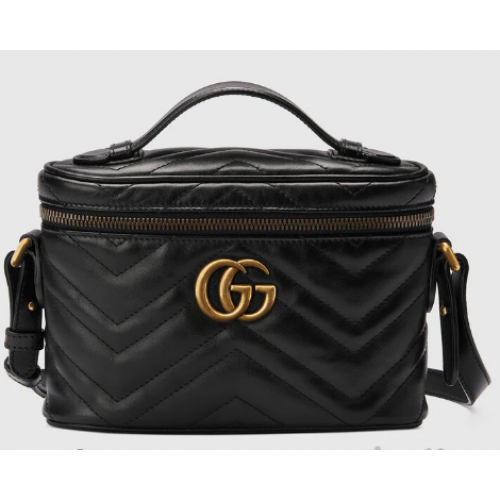 Mini kabelka Gucci GG Marmont 672253 černá