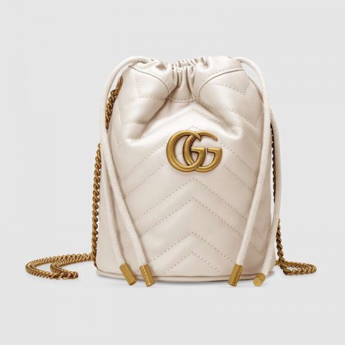 Mini kabelka Gucci GG Marmont 575163 bílá