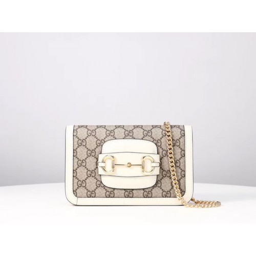 Gucci GG Marmont mini kabelka přes rameno 600663 bílá