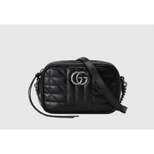 Mini kabelka přes rameno Gucci GG Marmont 634936 černá