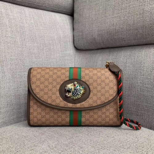 Malá kabelka přes rameno Gucci GG Marmont 570145 hnědá