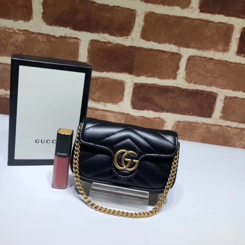Kabelka Gucci GG Marmont super Clutch 575161 černá