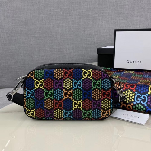 Plátěná taška Gucci GG Psychedelic 574886 černá