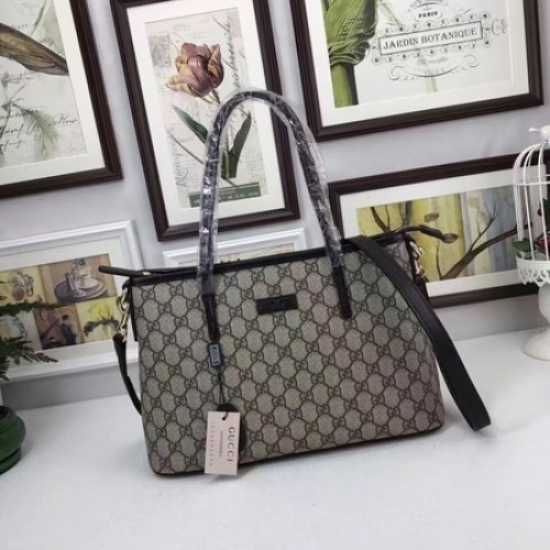 Plátěná taška Gucci GG Supreme 353440 Černá