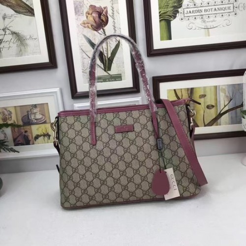 Plátěná taška Gucci GG Supreme 353440 Růžová