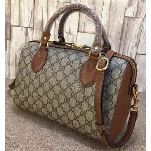 Kabelka Gucci GG Supreme s horním uchem 409529 hnědá