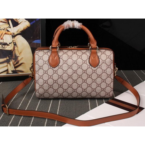 Kabelka Gucci GG Supreme s horním uchem 409529 pšenice