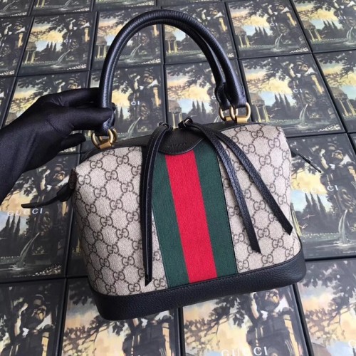 Plátěná taška Gucci GG nejvyšší kvality 523433 černá