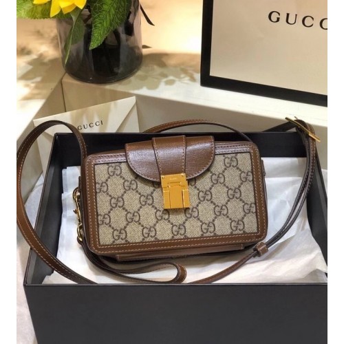 Mini kabelka Gucci Horsebit 1955 614368 hnědá