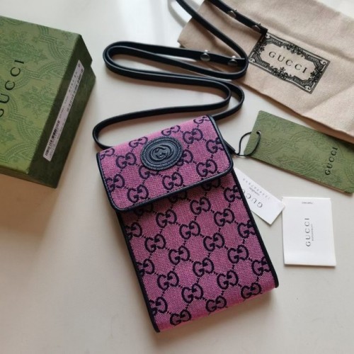 Mini kabelka Gucci Horsebit 1955 657582 růžová