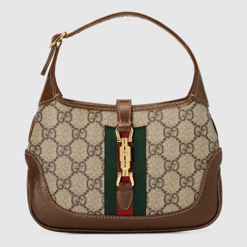 Miniaturní kabelka Gucci Jackie 1961 hobo 637092 hnědá