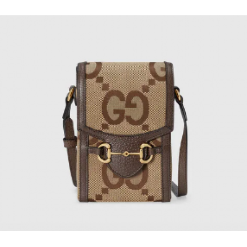 Mini kabelka Gucci Jumbo GG 625615 hnědá