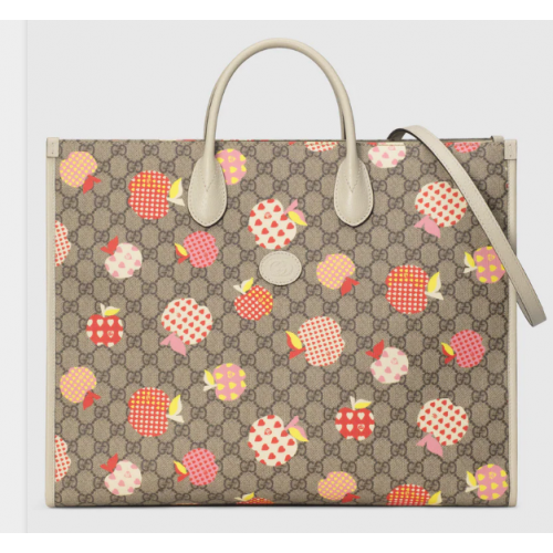 Velká taška Gucci Les Pommes 659980 bílá