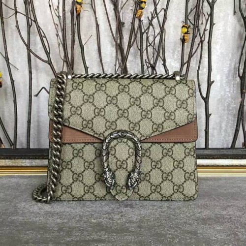 Plátěná kabelka přes rameno Gucci Mini Dionysus GG 421970 Camel