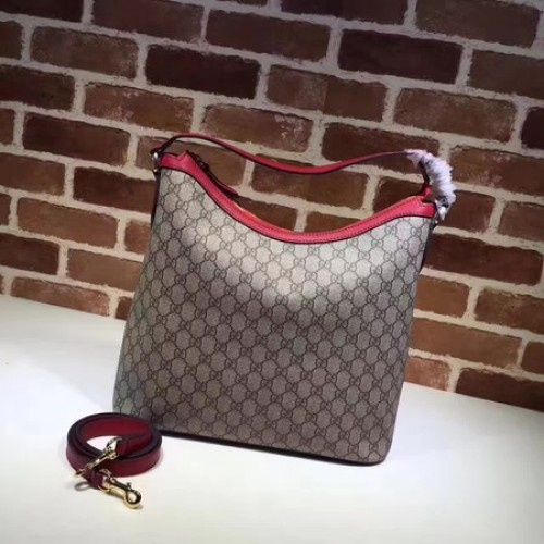 Plátěná kabelka Gucci Miss GG 414930 červená