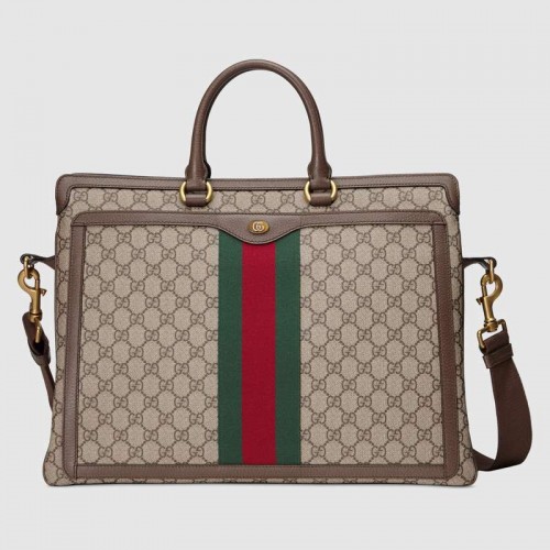 Aktovka Gucci Ophidia GG 547970 hnědá