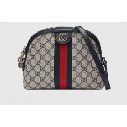 Malá kabelka přes rameno Gucci Ophidia 499621 modrá