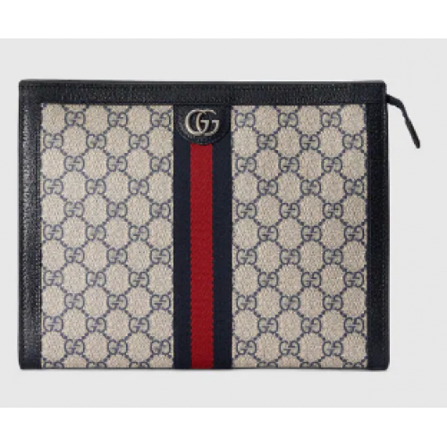 Kabelka Gucci Ophidia 625549 Modrá