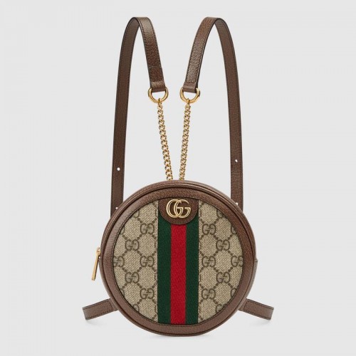Batoh Gucci Ophidia série GG Mini 598661 hnědý