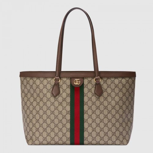 Střední kabelka Gucci Ophidia série GG 631685 hnědá