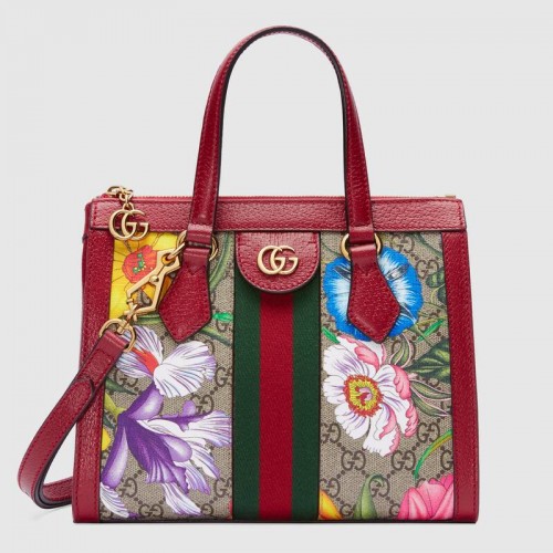 Malá taška Gucci Ophidia GG 547551 červená