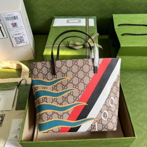 Malá taška Gucci Ophidia 410812 Hnědá
