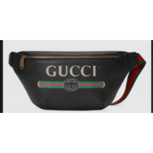 Gucci Original Calfskin Leather Pocket 493869 Černá