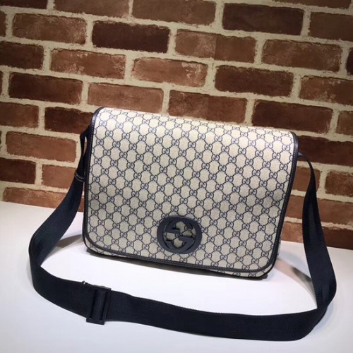 Plátěná kabelka Gucci PVC GG 222291 modrá