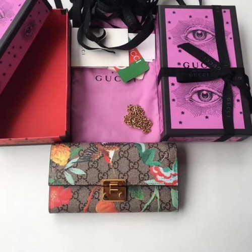 Peněženka Gucci Padlock Continental 453506 červená