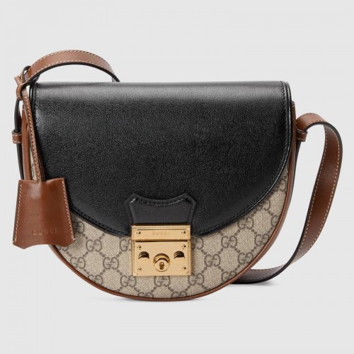 Malá kabelka přes rameno Gucci Padlock 644524 černá