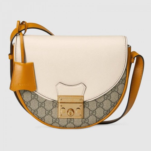 Malá kabelka přes rameno Gucci Padlock 644524 bílá