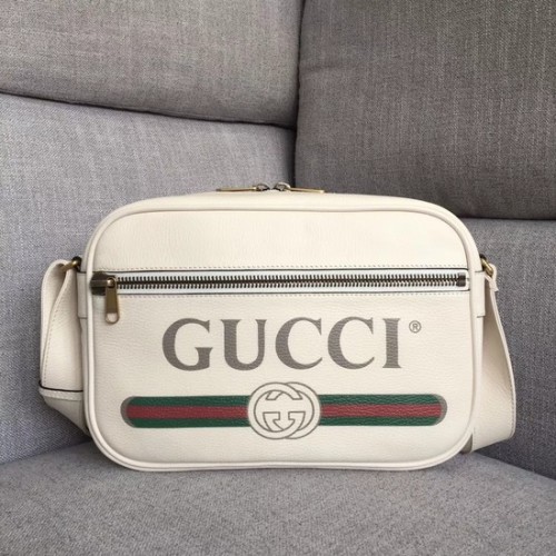 Taška přes rameno Gucci Tisk 523589 bílá