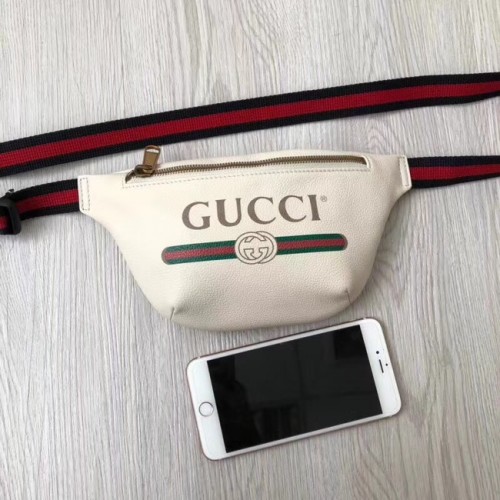 Malá kabelka Gucci s potiskem 527792 bílá