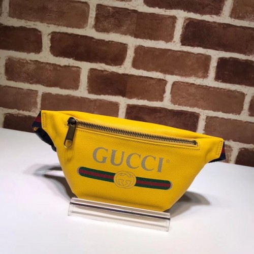 Malá kabelka Gucci s potiskem 527792 žlutá