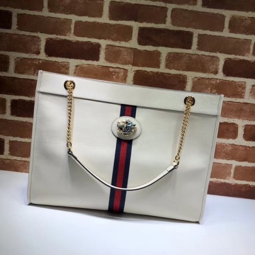 Velká kabelka Gucci Rajah 537219 bílá
