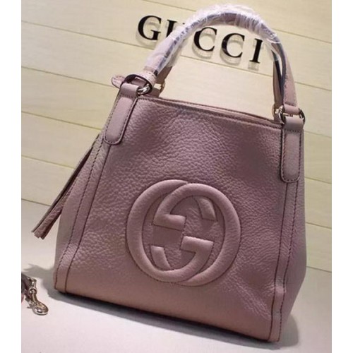 Gucci Soho Kožená Taška Přes Rameno 336751 Meruňková