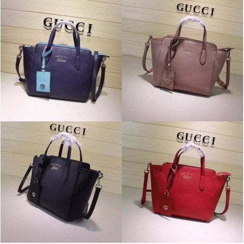 Mini kožené kabelky Gucci Swing s horním uchem 368827