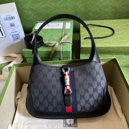 Gucci The Hacker Project malá kabelka Jackie 1961 636706 černá
