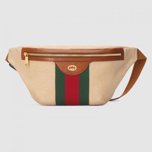 Plátěná kabelka Gucci Vintage 575082 Béžová