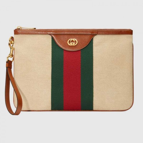 Plátěná taška Gucci Vintage 576053 Béžová