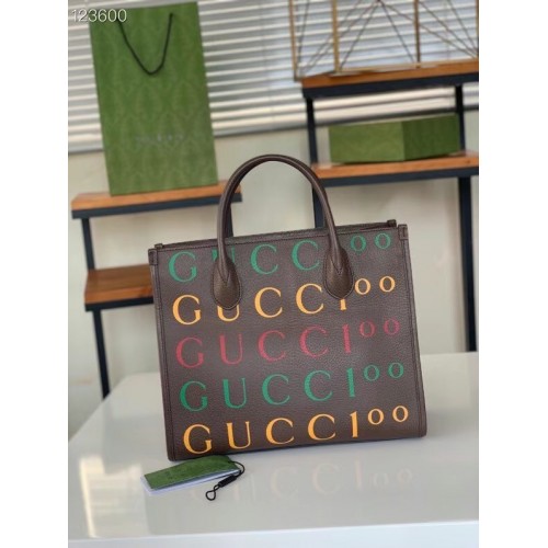 Střední taška Gucci 680956 hnědá