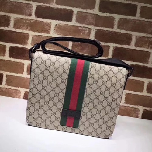 Kabelka Gucci GG Supreme přes rameno 475432 Hnědá