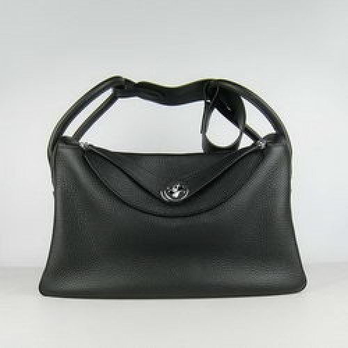 Hermes Lindy 34CM ramenní taška 6208 černá