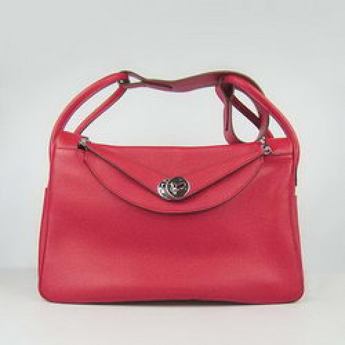 Hermes Lindy 34CM ramenní taška 6208 červená