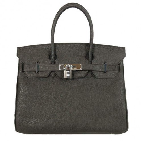 Hermes Birkin 30cm Tote Tašky Hladká Togo Kůže Černá