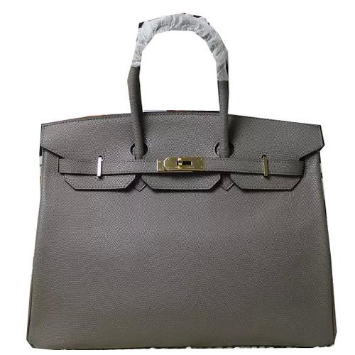 Hermes Birkin 35CM 30CM Taška Lizard Leather H35H30 Šedá