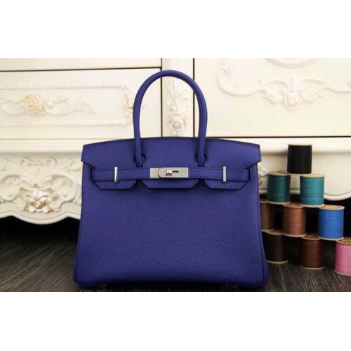 Hermes Birkin 35CM 30CM Tote Bag Original Leather HB35O Royal