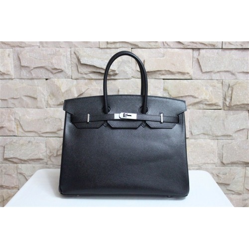 Hermes Birkin 35CM Tote Bag Clemence Leather H6089 Černá/Růžová/Růžová/Zelená/Modrá/Hnědá