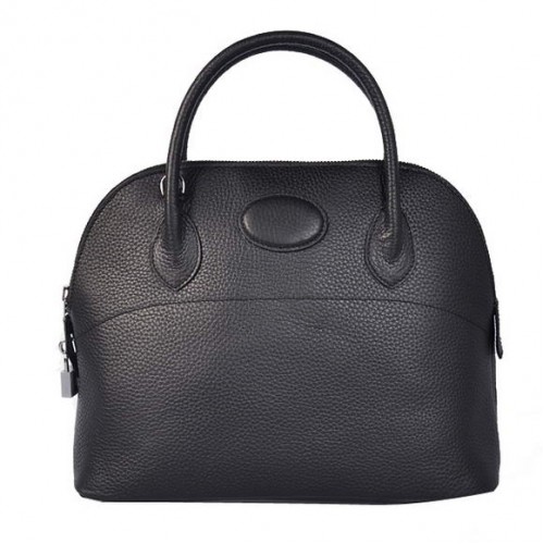 Hermes Bolide 31CM Tote Bags Clemence H1031 Černá