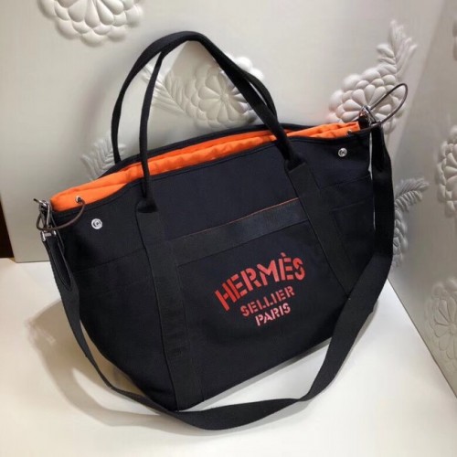 Nákupní taška Hermes Canvas H0734 černá